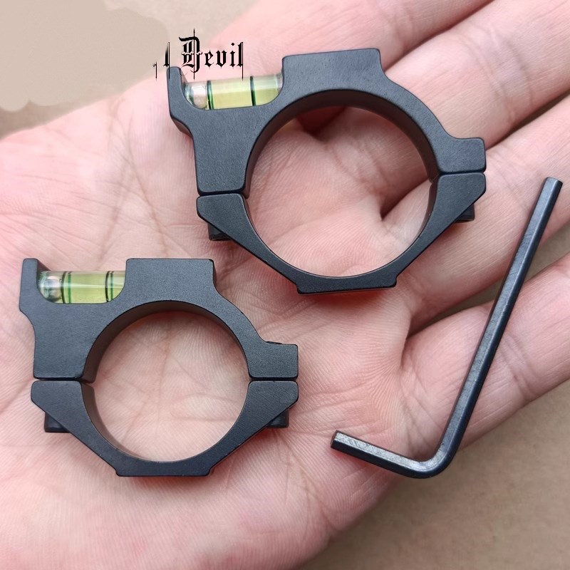 水平仪管夹 校瞄平衡夹具25.4 30mm管径 双钉夹具 燕尾皮轨