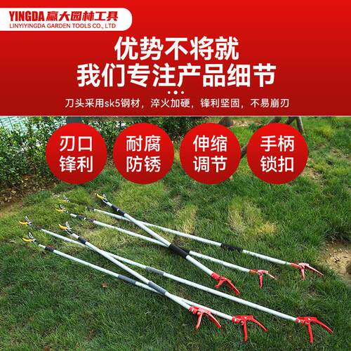 摘果剪空修枝剪摘果器摘果伸缩柿子采摘荔枝龙眼园林工具修枝剪