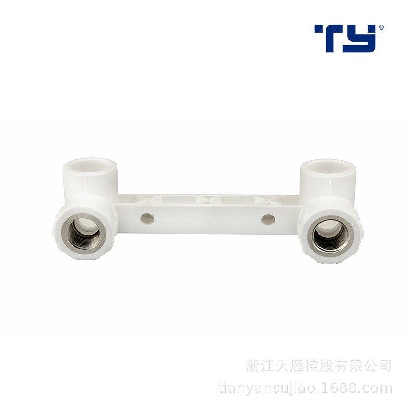 PPR內螺双联铜弯头 浙江天雁PPR家装水管管材配件厂家直销,标准件/零部件/工业耗材,其他管件,淘宝优惠券,粉丝福利购,淘宝优惠卷