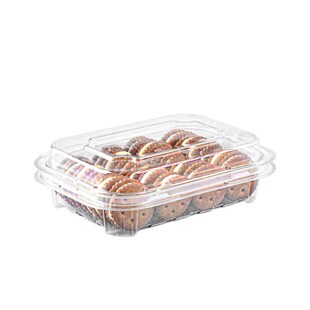 包邮 盒厂家直销 糕点烘焙包装 蔬果乐059PET高透明塑料长方形中西式