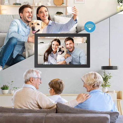 跨境新款15.6寸云相框frameo智能触摸屏电子相册 手机APP数码相框