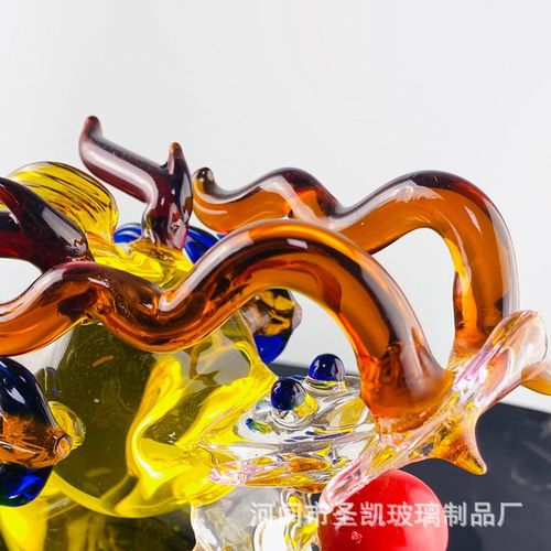 生肖龙形泡酒瓶 创意玻璃瓶盛酒器工艺酒瓶  高硼硅玻璃瓶摆件