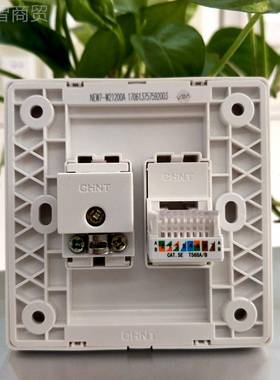 泰开N关插包座GHIEW7-W2070白色 电正视电脑插座 促销中 满300元