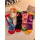 搞怪加丑萌冬秋新品 珊瑚绒中筒袜可爱通厚保暖外穿潮1袜卡睡眠袜