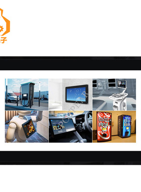 10.1寸IPS显示屏 RGB接口电容触摸屏 1024600 钢化玻璃面板