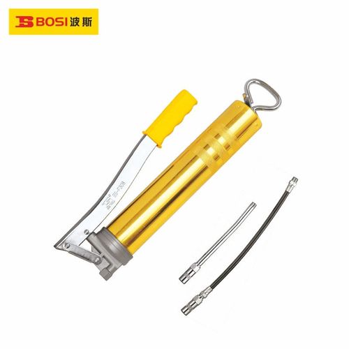 波斯 铝合金黄油枪 牛油枪注油器单压机械加油器 BS-F308