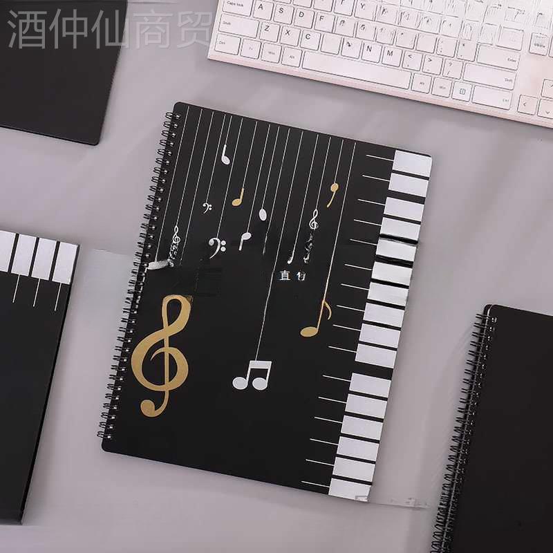 夹反光学谱生册可钢琴夹修谱改A4音见描述乐多功能文件夹活页曲不