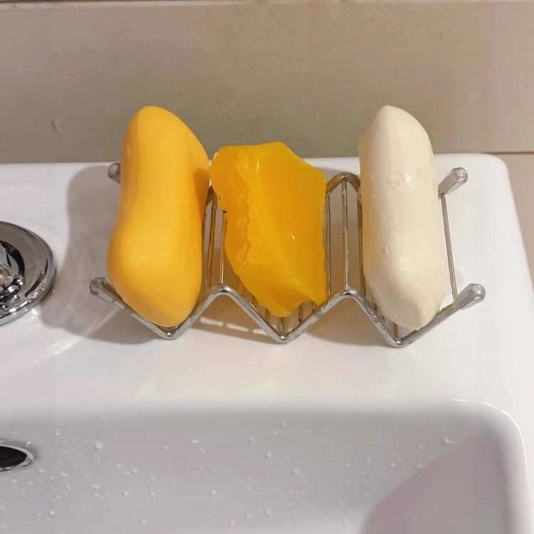 不锈钢肥皂架香皂置物架沥水盒浴室卫生间香皂碟收纳盒家用肥皂盒