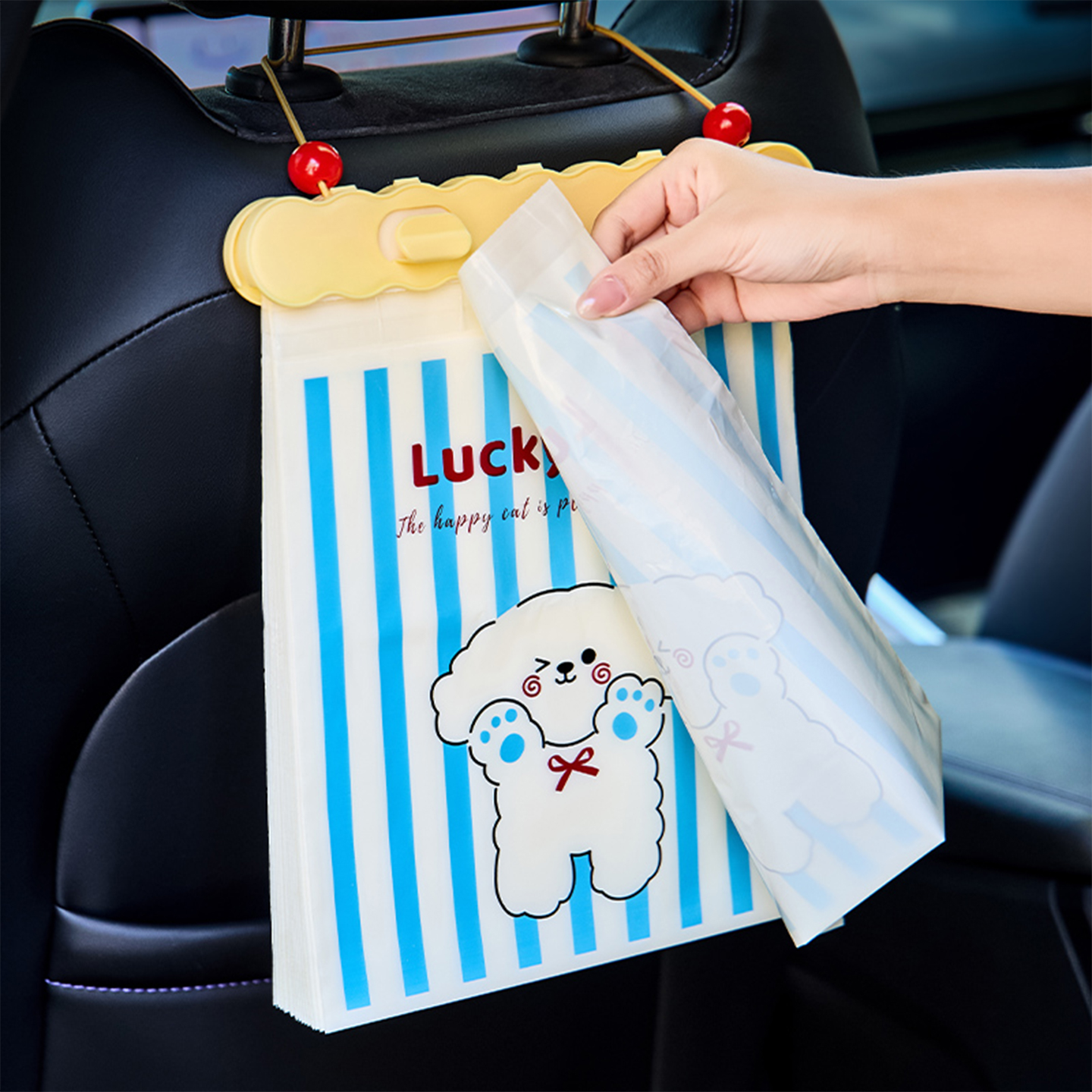 车载垃圾袋可挂式加厚耐用