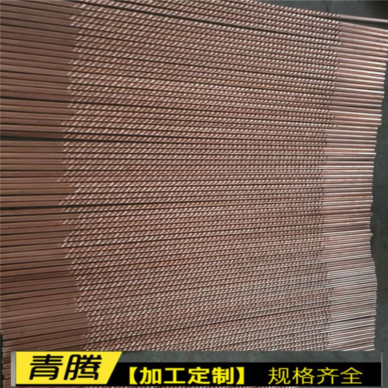 Tp2紫铜管蚊香盘管毛细紫铜管内外螺旋紫铜管麻花铜管波纹紫铜管