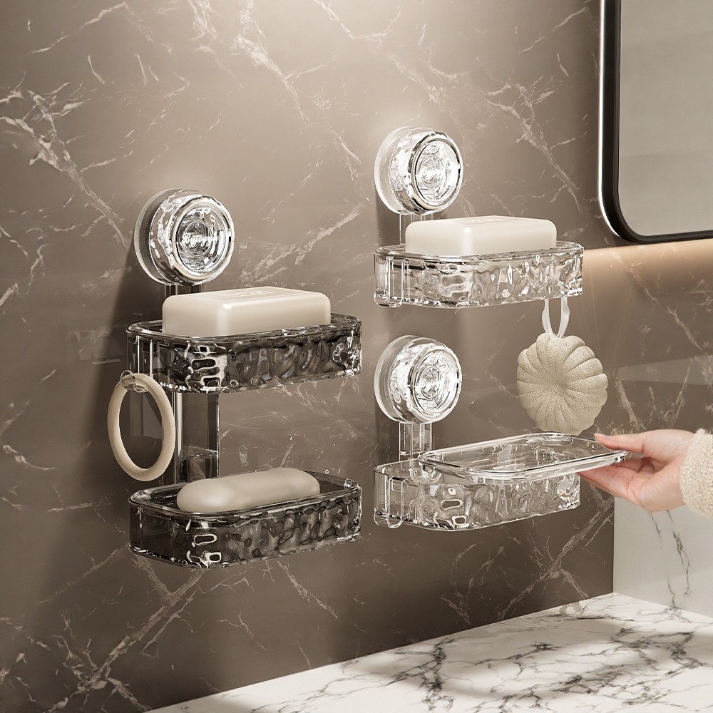 吸盘肥皂盒香皂盒壁挂式