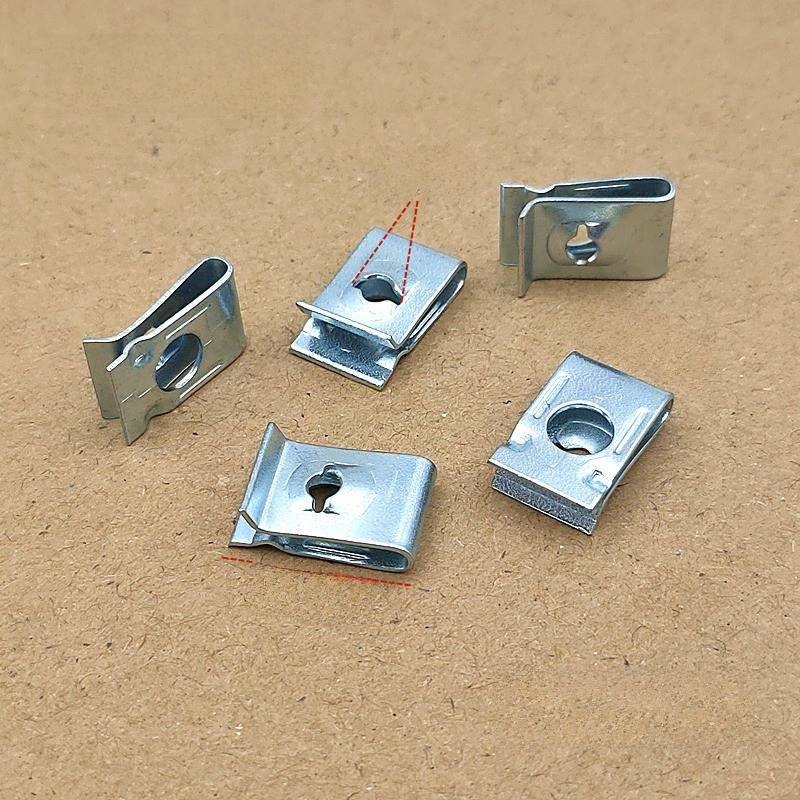 夹片卡式螺母固定螺帽 自攻丝螺母卡片 摩托车电动车汽车塑件夹片