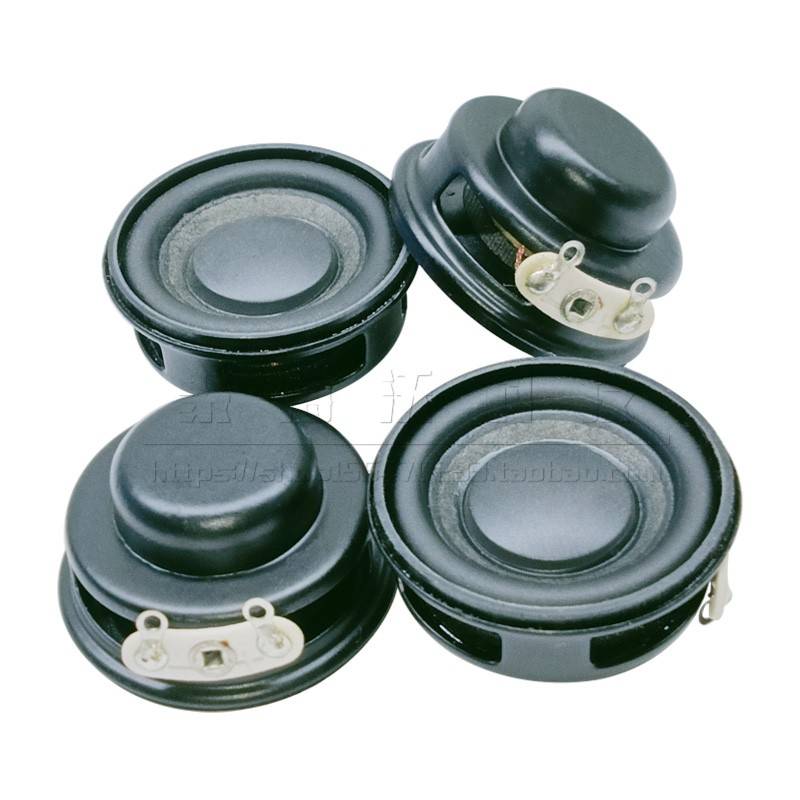4欧3瓦 直径31mm圆形内双磁PU边扁平帽喇叭 迷你运动手电筒扬声器