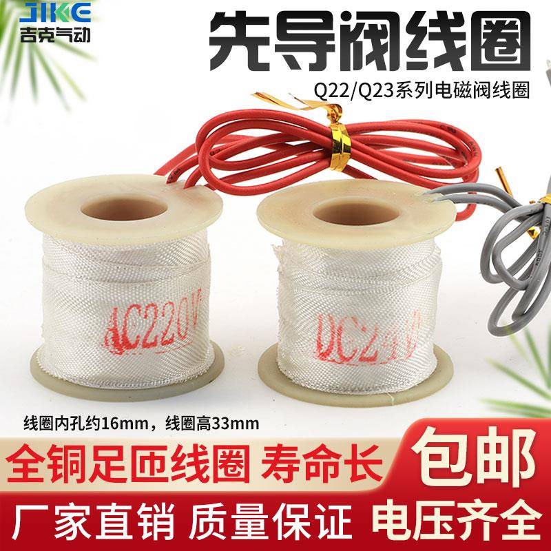 先导阀线圈 Q23XD-2L Q22XD-2L电磁阀线圈 AC220V AC36V DC24V
