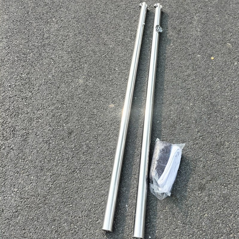 不锈钢羽b毛球柱地埋插地式室外标准羽毛球架网柱排球柱网架