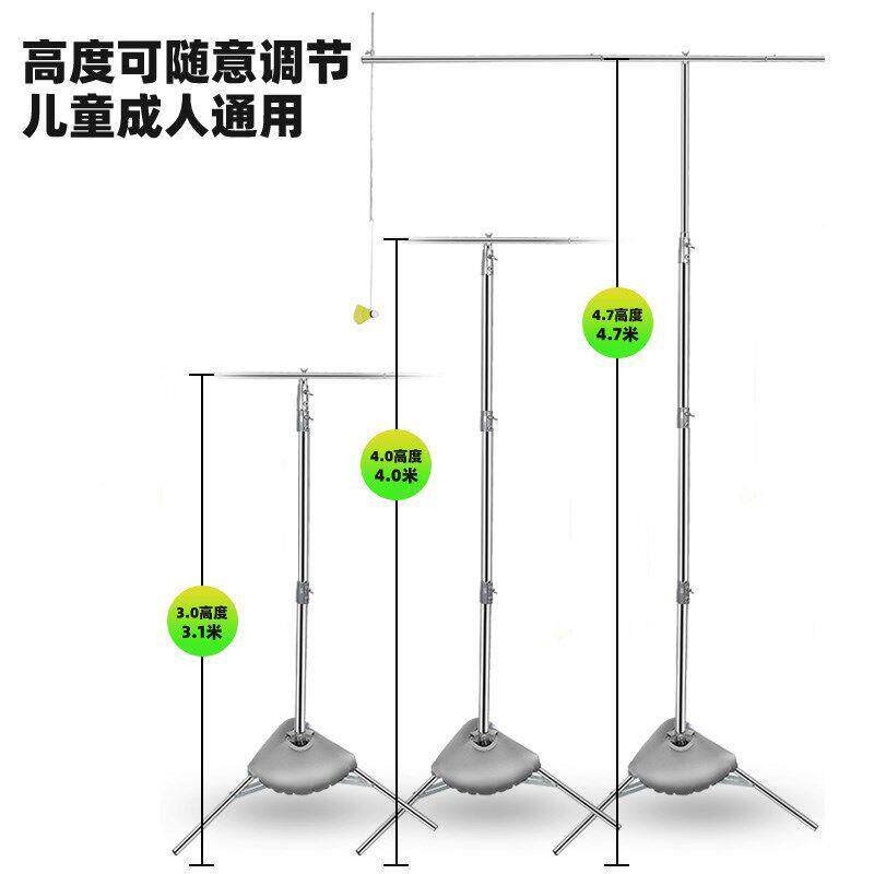 羽毛训练训器单人步伐高远球练架拍陪练挥吊球球架Zx0oGzzd回弹练