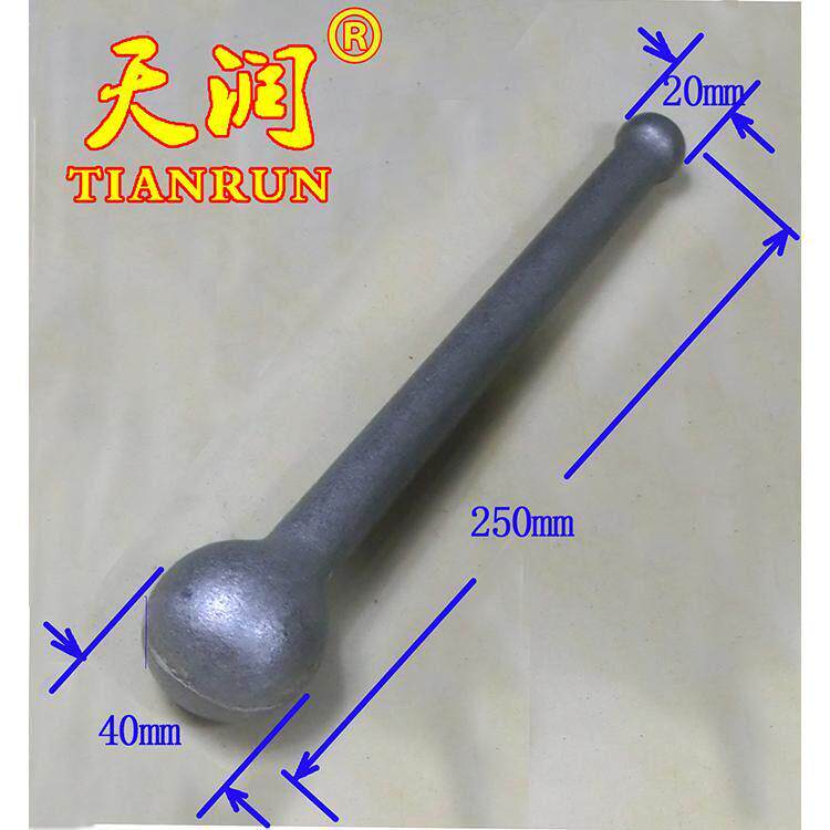 捣药锤中小号无涂层铸铁铜槌棒蒜杵罐药缸盅臼药锭研磨EQI纯大压