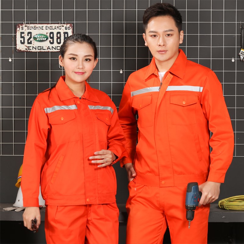 工作服套装男长袖劳保服中铁工人制服汽修工装服耐穿春秋工厂定制
