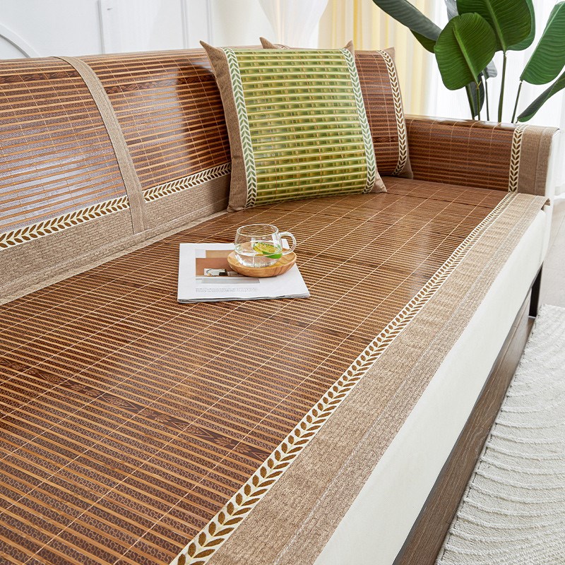 新款竹席沙发垫子夏季夏天款凉席坐垫新款垫防滑沙发套罩冷感2025