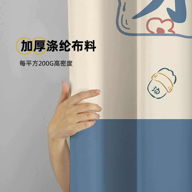 日式淋浴帘卫生间防水布加厚防霉隔断帘洗澡拉帘和风挂帘子免打孔