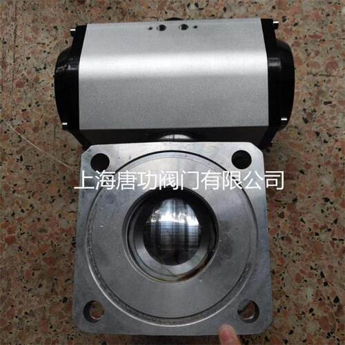 Q641F-6L气动铝合金槽车球阀 油品气控洒水车油车方形三通球阀