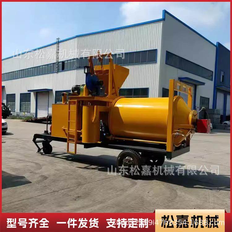 拖挂式沥青搅拌机小型路面养护混合料热再生搅拌机沥青滚筒拌合机,五金/工具,筑路机械,淘宝优惠券,粉丝福利购,淘宝优惠卷