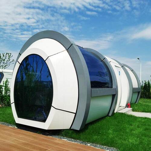 鲁班筑星座M50太空舱民宿千岛湖露营地文化旅游新型钓鱼星空房屋