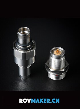 水下连接器 不锈钢密封插座  1W  2-32芯螺纹连接插件 rov