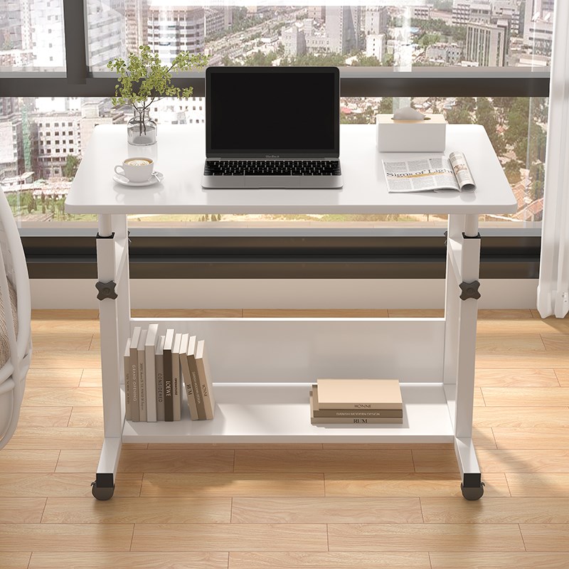 升降小户型电脑桌家用台式小型卧室迷你床边桌简易小空间宿舍桌子