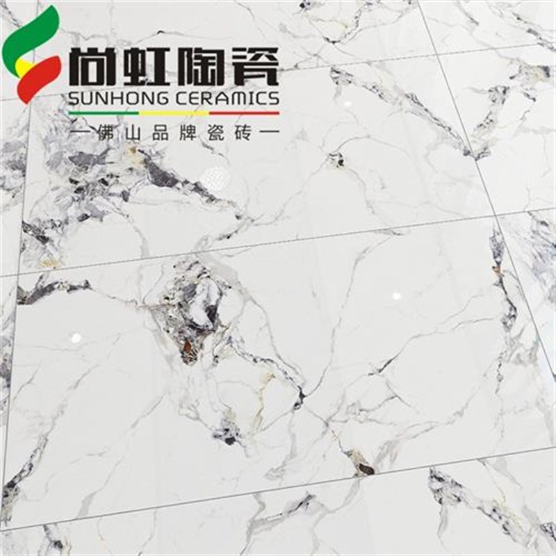 新款流光溢彩通体大理石瓷砖600x1200客厅地砖餐厅沙发背景墙砖大