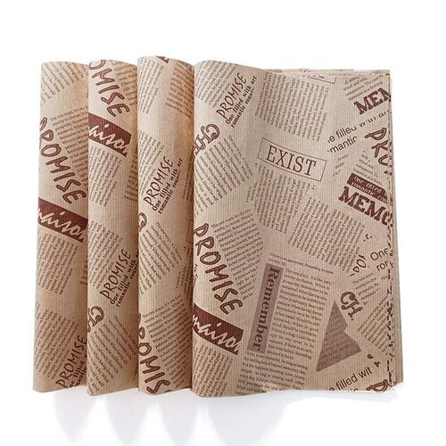 食品防厨房烘焙方托盘纸披萨汉堡纸薯条隔油纸防油垫纸烘焙用纸