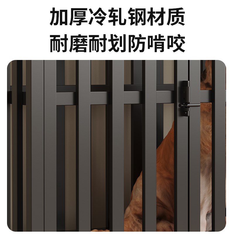 狗笼子大型中型室内带厕所边牧可拆卸金毛拉布拉多狗窝狗围栏