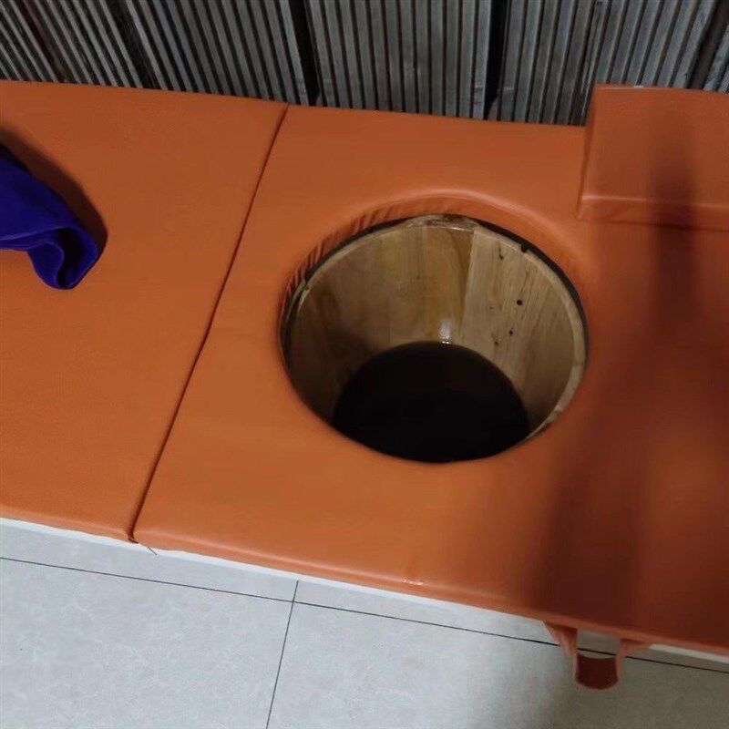 熏蒸床木桶用床便捷式免安装可折叠木桶家用熏Q蒸床手提木桶熏蒸