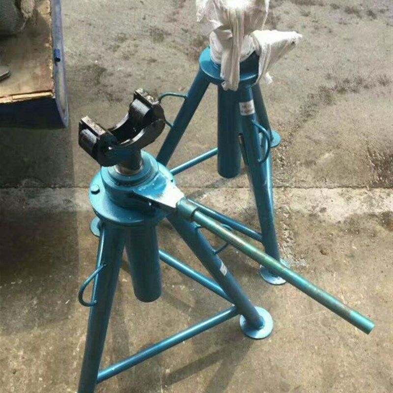 5吨棘轮电缆放线支架放线器齿轮液压线缆架重型齿轮电力放缆架子