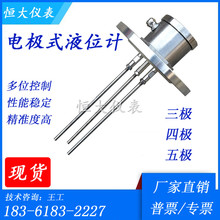 DN50法兰型电极式液位计2寸水位开关控制器不锈钢高温监视器感测