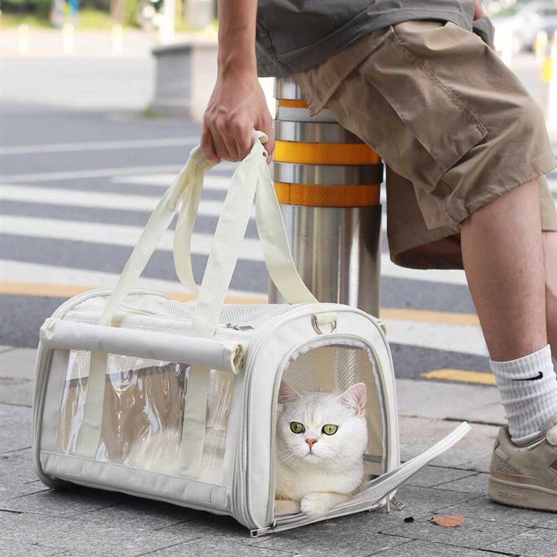 猫包外出便携夏天手提透气猫咪狗狗出门大容量单肩斜挎携带宠物包