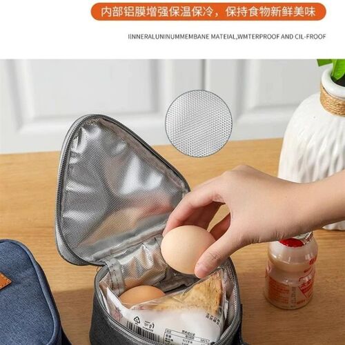 (A)学生上班族保温袋手提袋便当包铝箔加厚带饭早午餐保温包便携