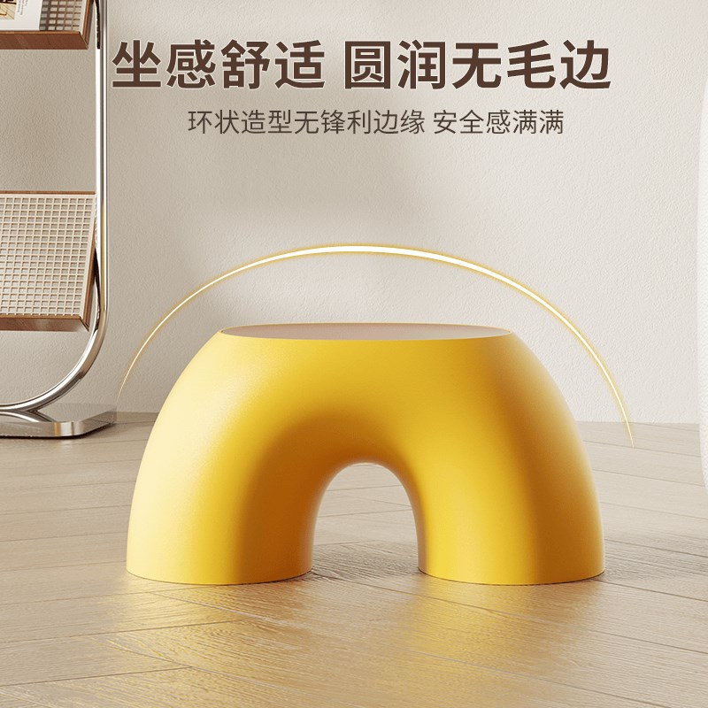 儿童凳子家用加厚塑料小板凳宝宝脚踩凳椅子幼儿园防X滑矮凳换鞋