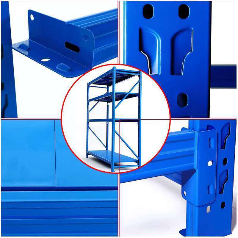 铁质仓库货架仓储置物架家用储物架库房轻型中型重型衣柜承重