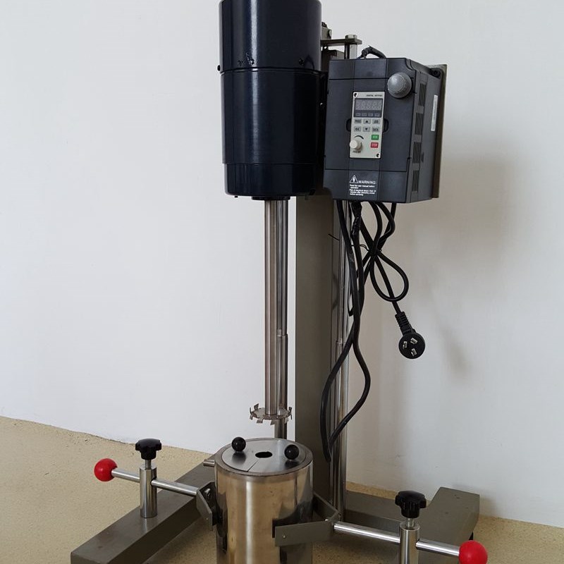 实验室用搅拌砂磨变频分散机750W涂料油墨化工设
