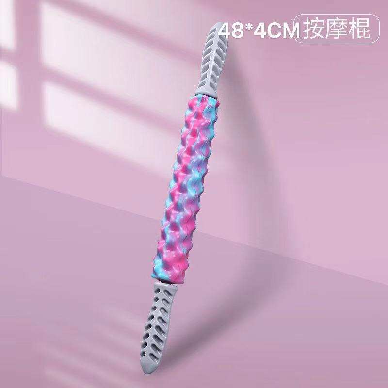 瑜伽脊椎放松花生泡沫轴拉伸四肢筋膜肌肉按摩瑜伽柱筋膜放松球