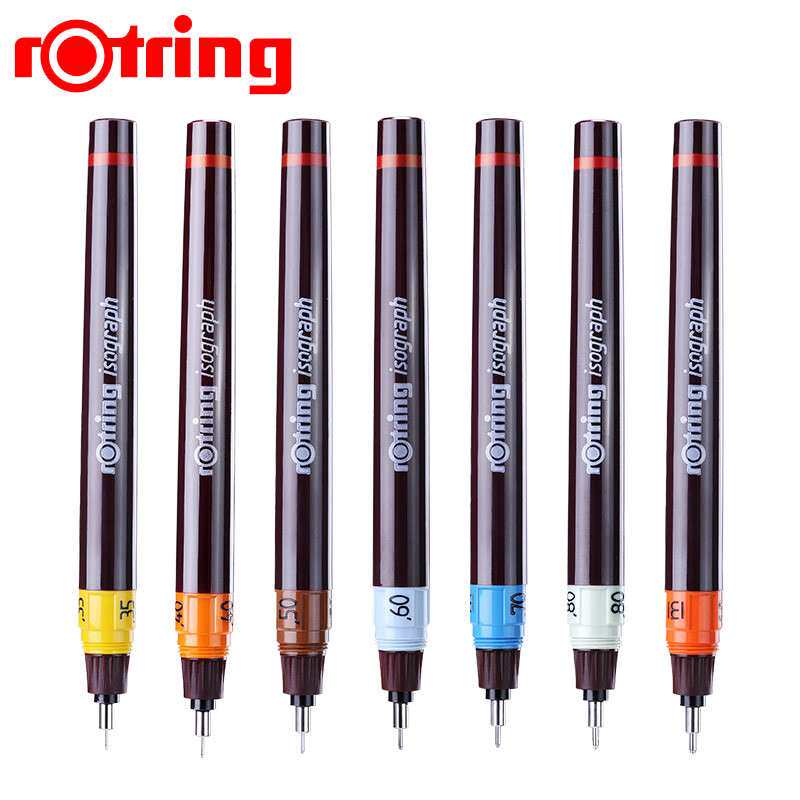 德国Rotring红环 易受型制图针笔 绘图笔 可灌水可加墨针管笔