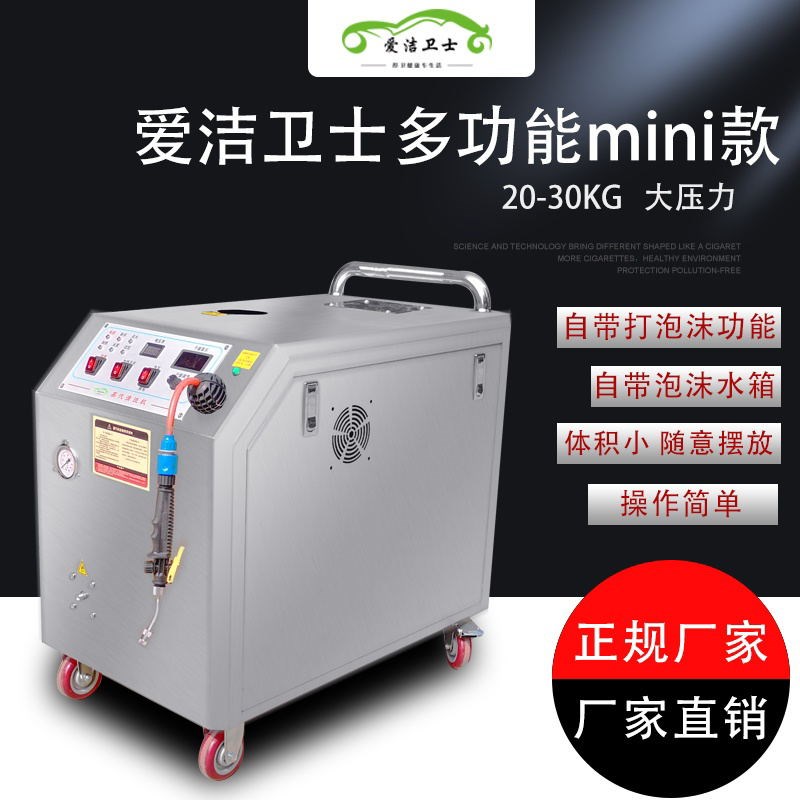 纯电式燃气柴油植物油商用全自动高温高压M蒸汽洗车机清洗机设备
