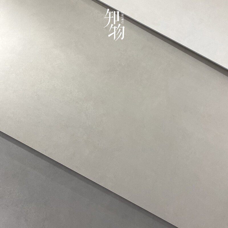 大板微水泥瓷砖侘寂风客餐厅地砖900 1800别墅厨卫墙砖素色奶油白