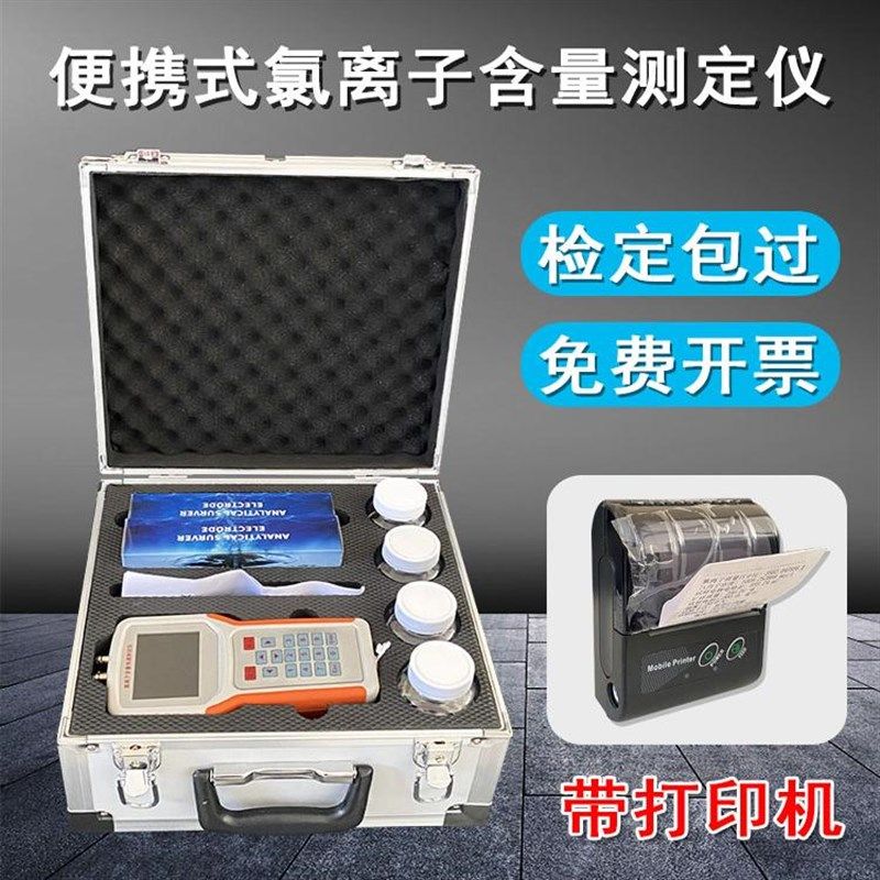 便携式氯离子含量快速检测仪海黄砂水泥混凝土手持式氯离子测定仪