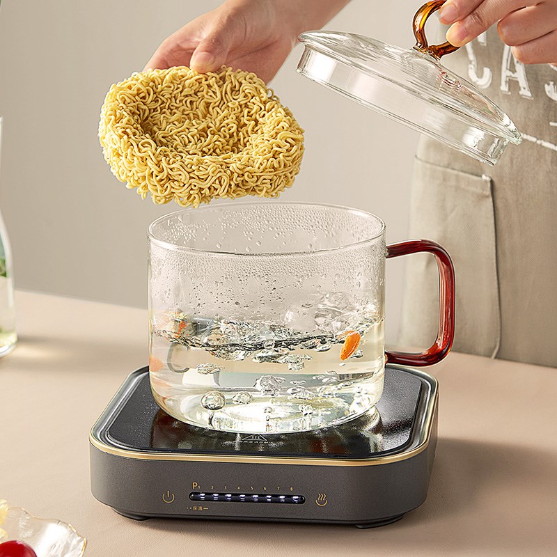 1F31F3泡面碗带盖大号宿舍学生沙拉汤碗耐高温加厚微波炉玻璃碗无