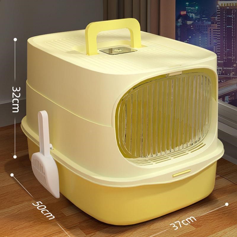 全封闭式猫砂盆猫厕所防外溅外带猫砂盆新款厕所防臭猫咪用品