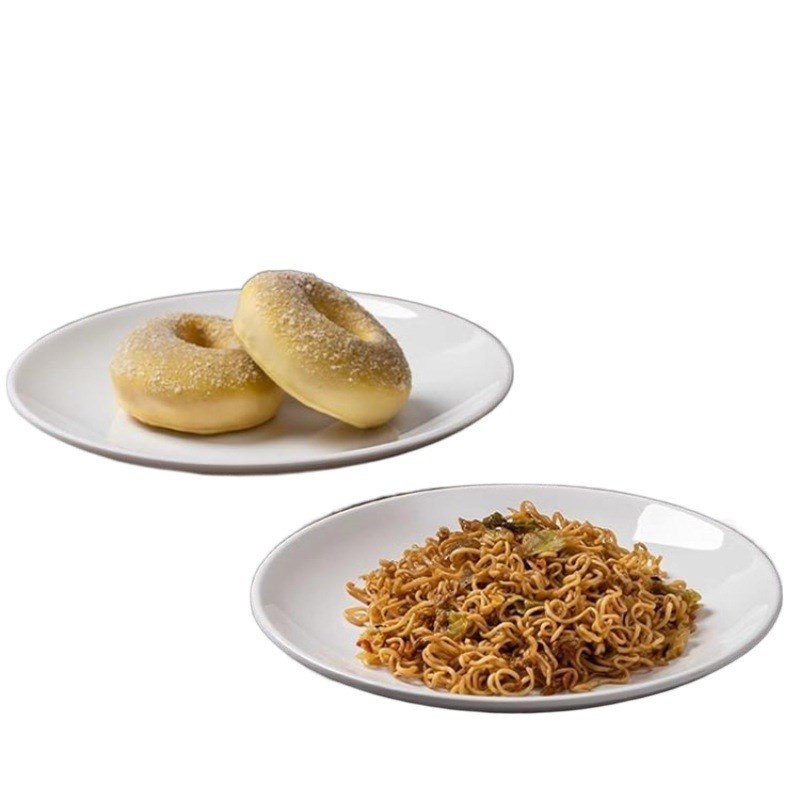 自助餐盘密胺餐具盘子商用骨碟酒店饭店早餐快餐圆盘圆形碟子