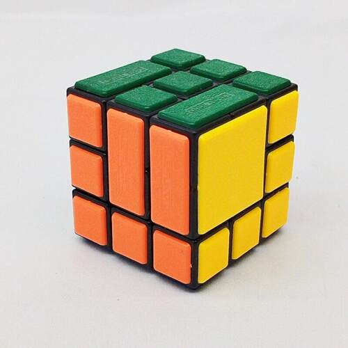 梯色捆绑三阶魔方23号 洞洞插销版Bandaged Cube限制旋转难度挑战