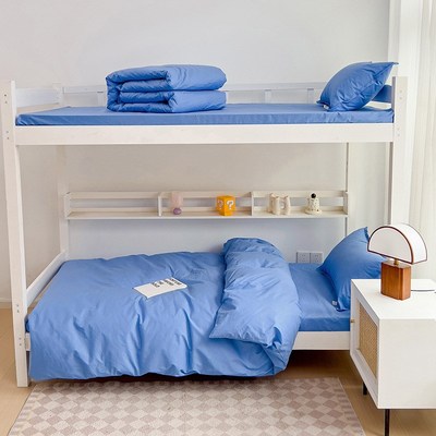 Wholesale Student Dormitory Cotton Three-piece Bedding Set